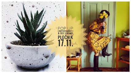POP UP [ kutnakvadrat ] & Deee Vintage @Pločnik 17/11/18
