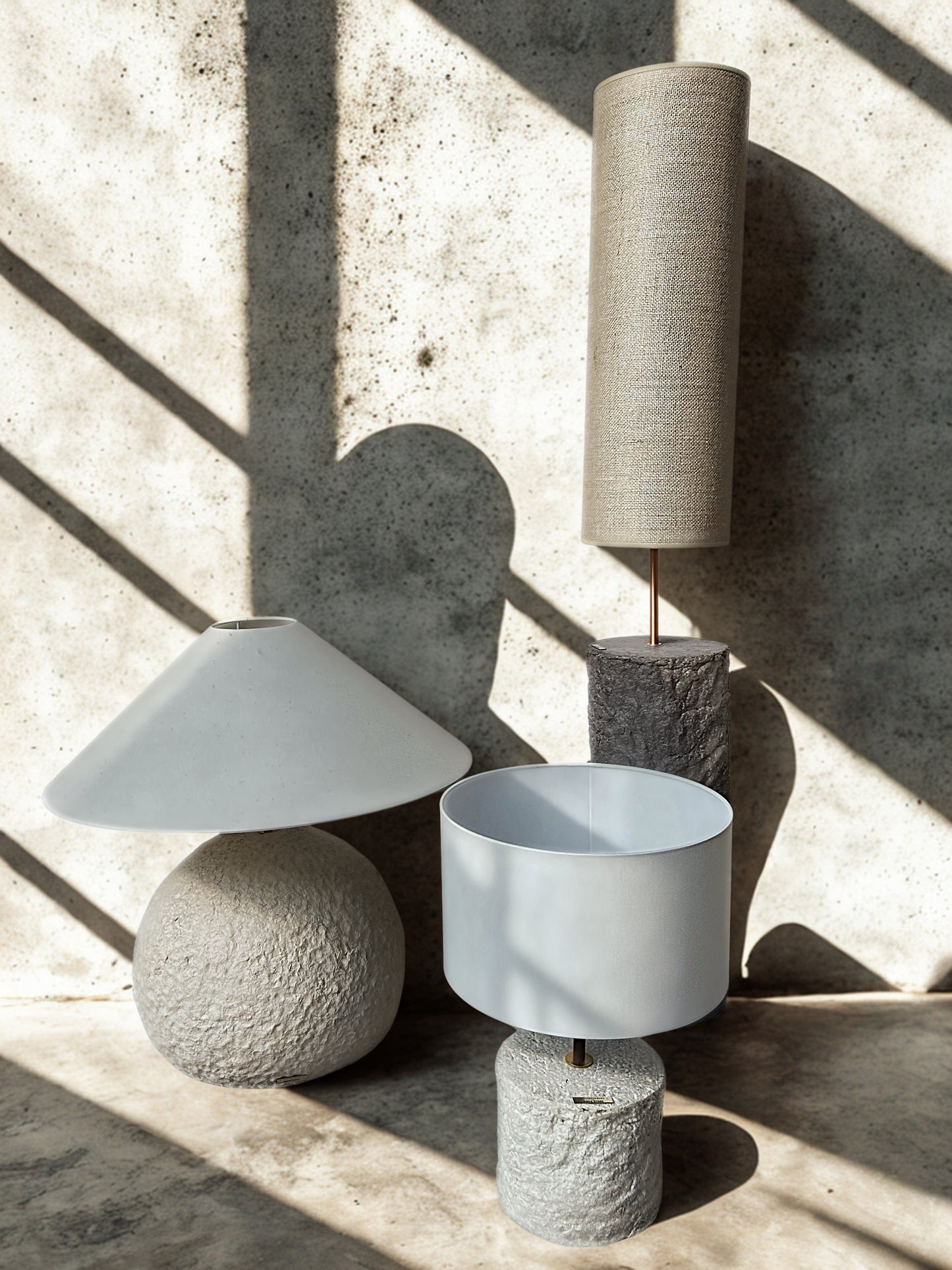 Orb 60 – Handcrafted Concrete Floor or Table Lamp | Monolith collection
