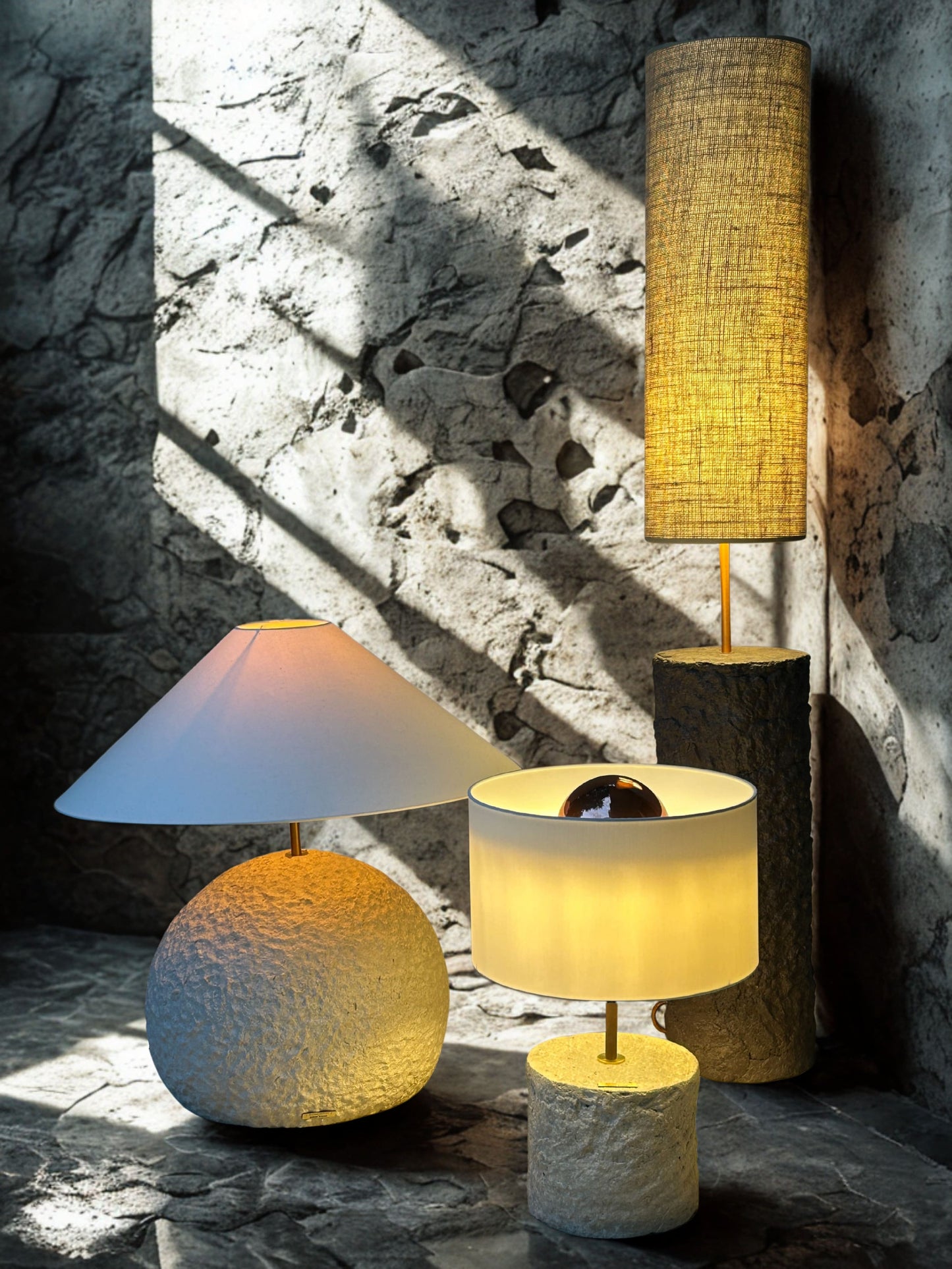 Orb 60 – Handcrafted Concrete Floor or Table Lamp | Monolith collection