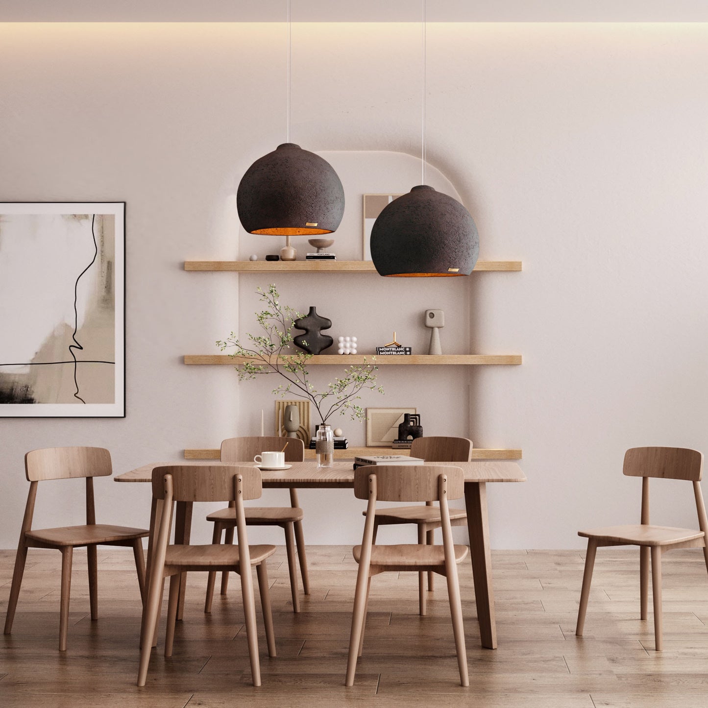 kut na kvadrat betonskska sjenila capsule dizajn