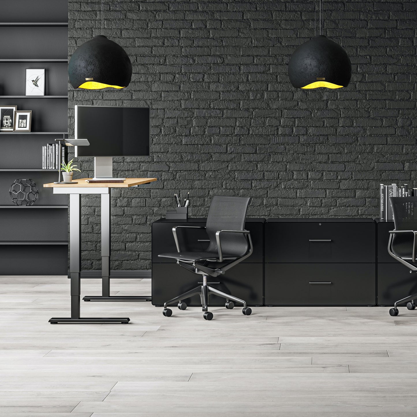 kut na kvadrat studio betonskska sjenila capsule dizajn