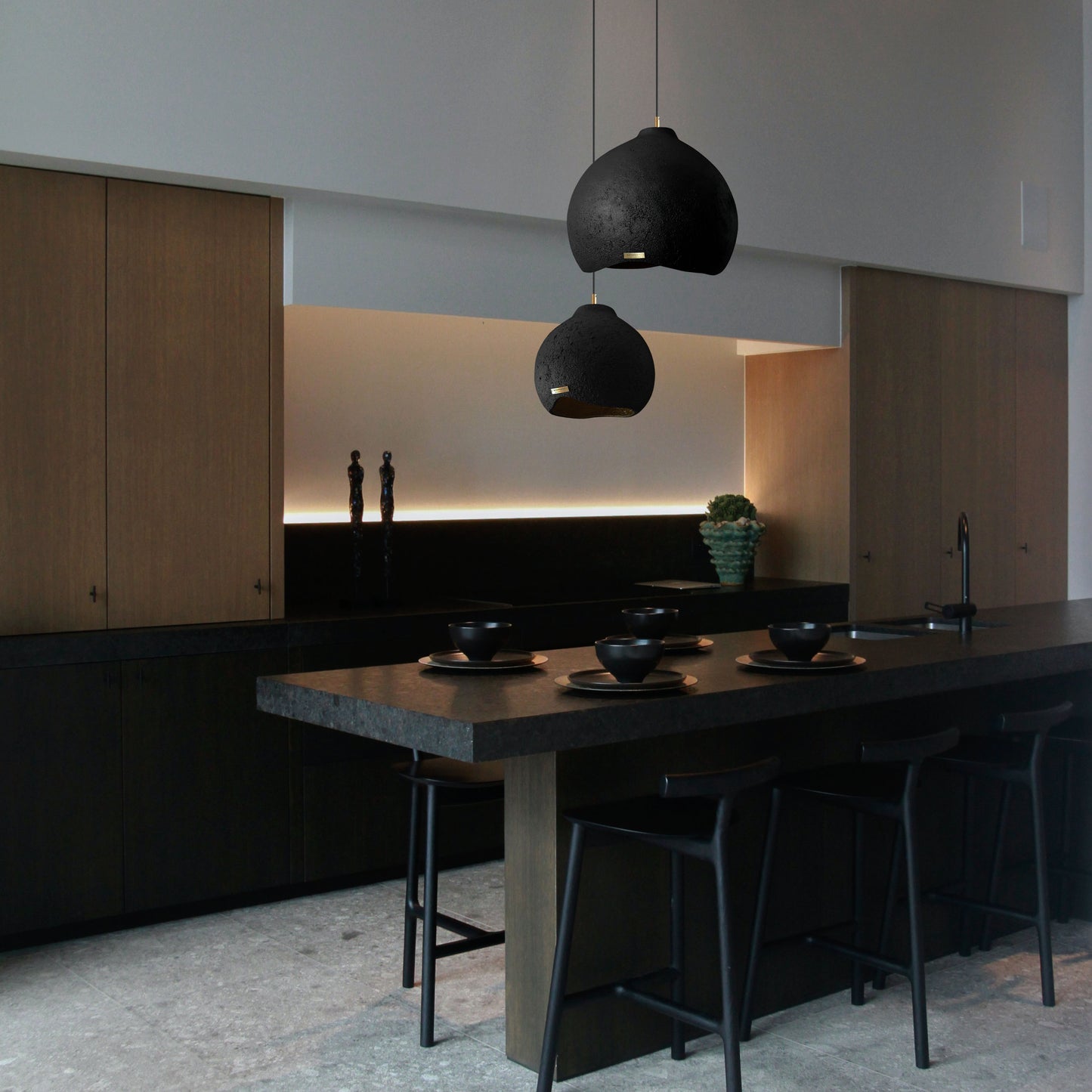 kut na kvadrat studio betonska sjenila capsule dizajn