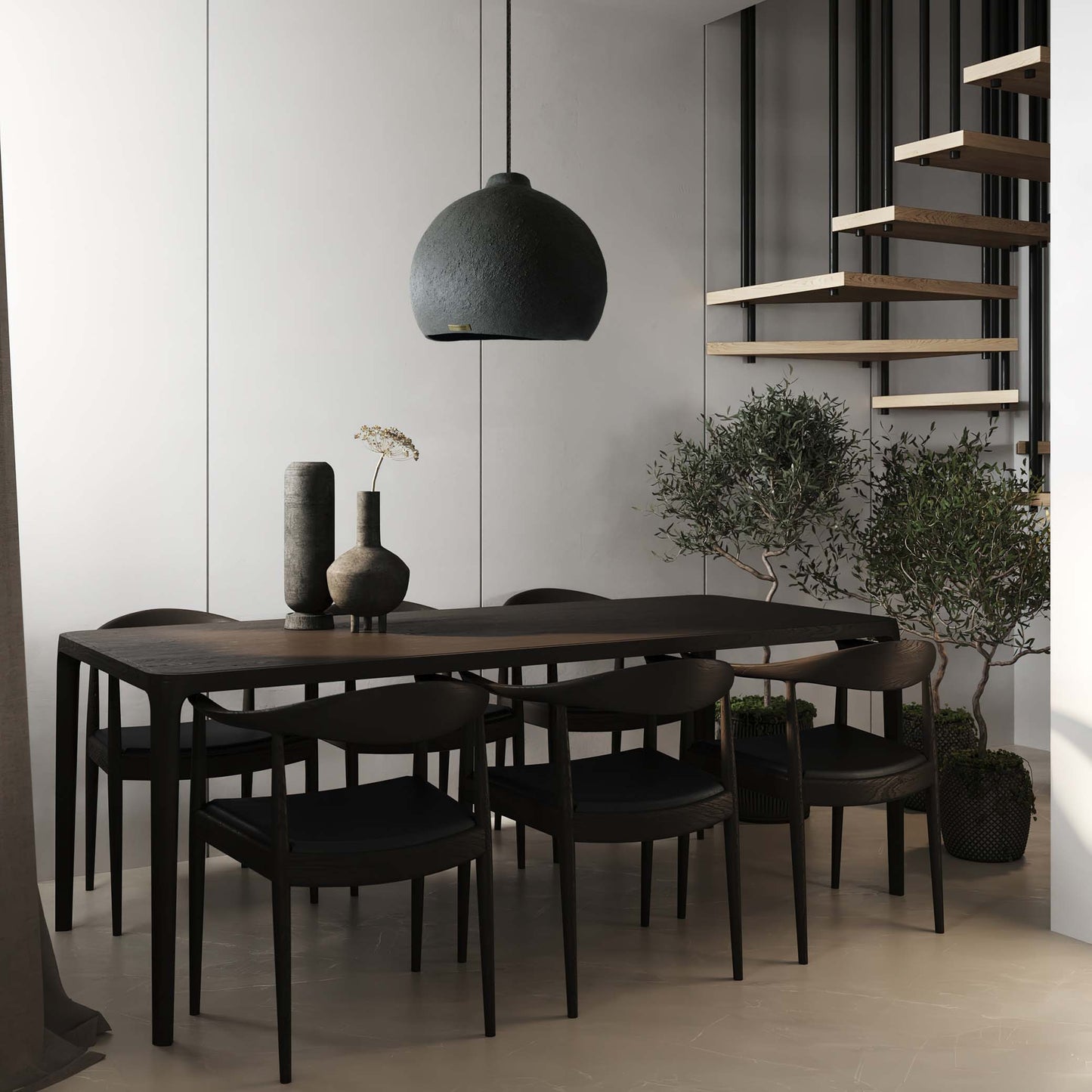 kut na kvadrat betonskska sjenila capsule dizajn