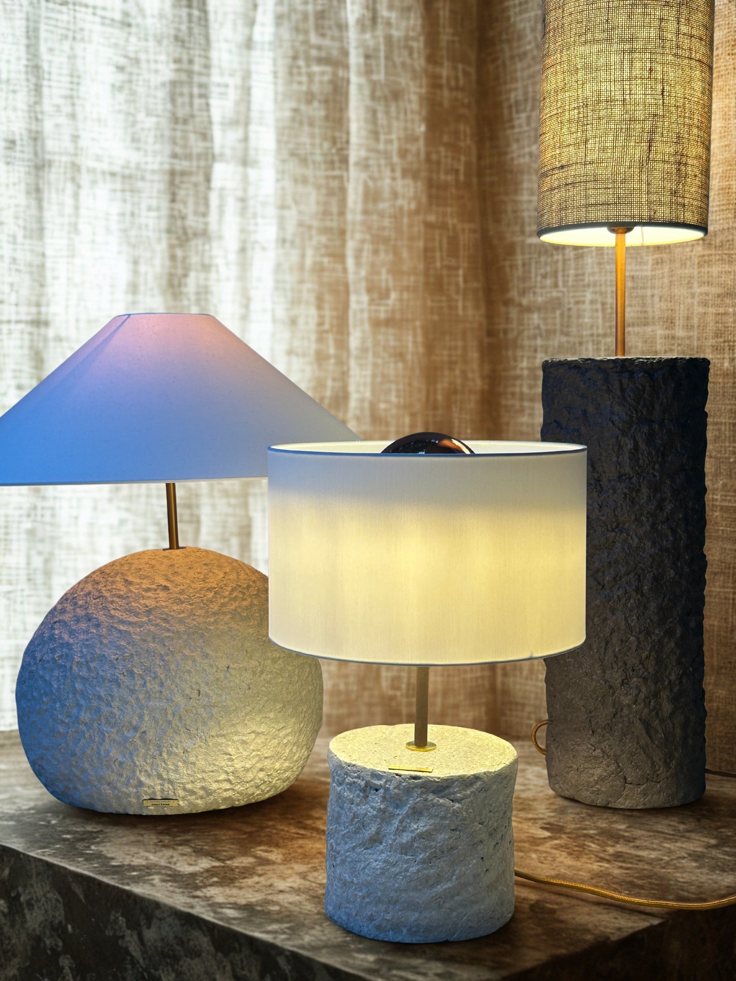Pillar 50 – Handcrafted Concrete Table Lamp | Monolith collection