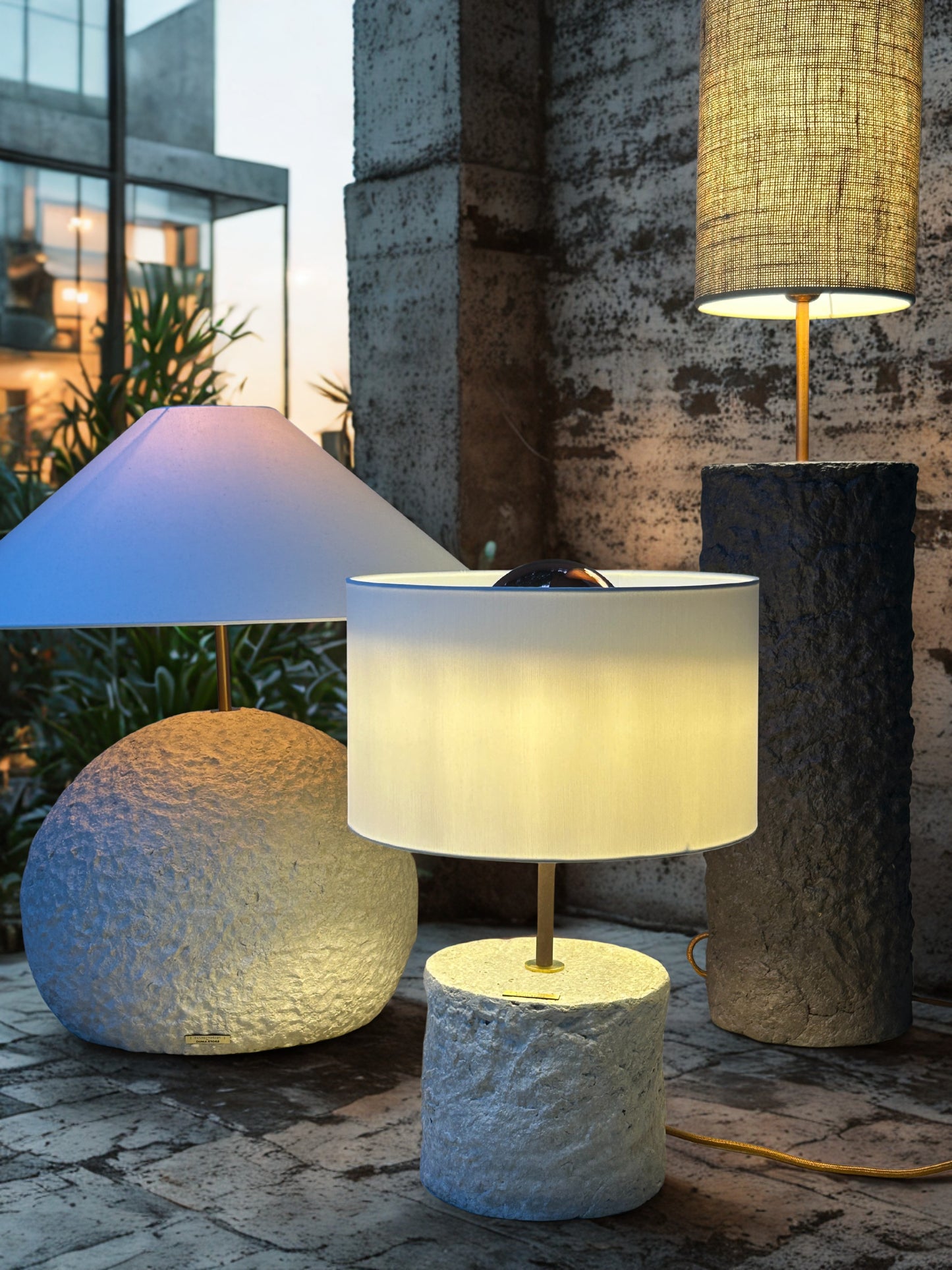 Pillar 50 – Handcrafted Concrete Table Lamp | Monolith collection
