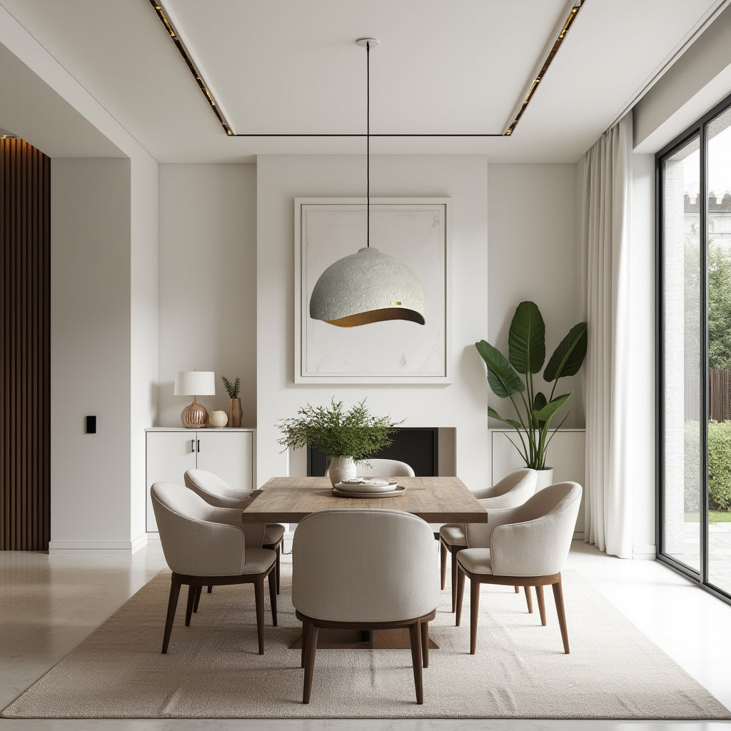 Capsule Ø50 – Large Handcrafted Concrete Pendant Lamp